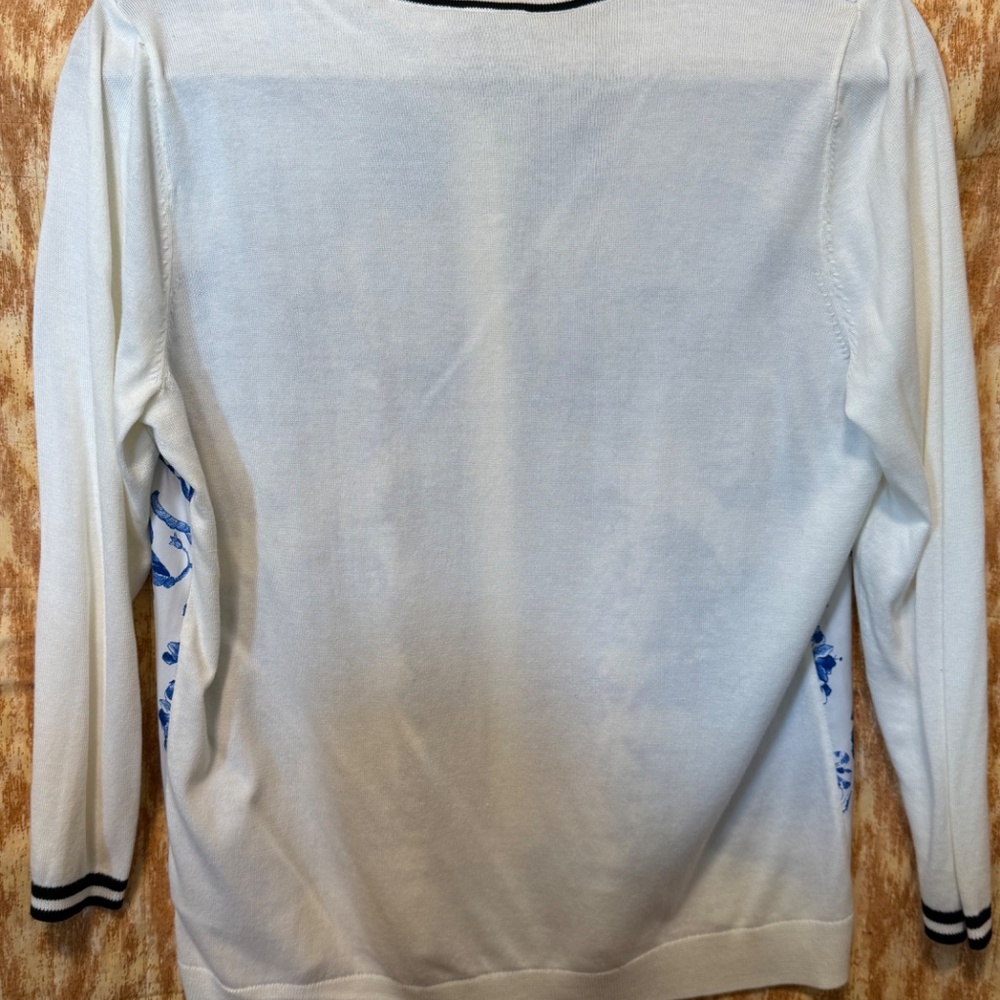 Beautiful Talbots Cardigan with Inset - Picture 3 of 3